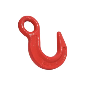 Powder Coated G80 Large Eye Opening Foundry Hook For Heavy Industry