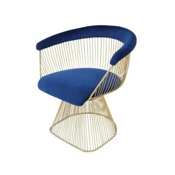 Modern Stainless Steel Dining Chairs with Backrest for Restaurants