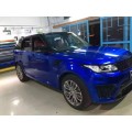 Royal Blue Car Vinyl Wrap Color Shift förlängning