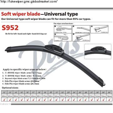 Windshield wiper Universal Soft Wiper Blade
