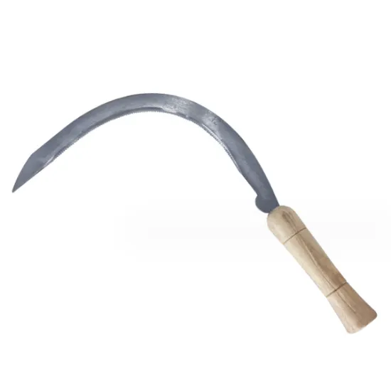 Affordable Garden Farm Tools: Discover the High-Quality Grass Tooth Garden Sickle with Wooden Handle