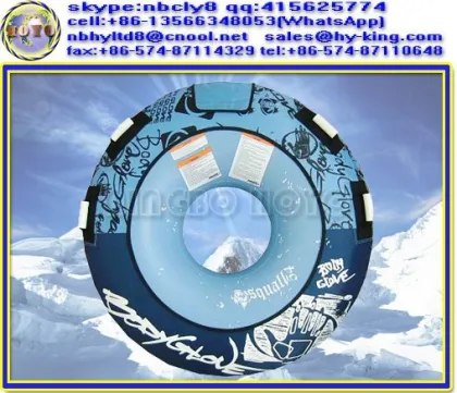 Inflatable mount snow tubing , pvc winter tubes , winter snow tubes