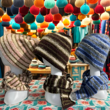 Colorful Crochet Beanie - Handmade Cap for Winter & Beach