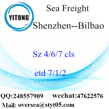 Shenzhen Port LCL Consolidation to Bilbao