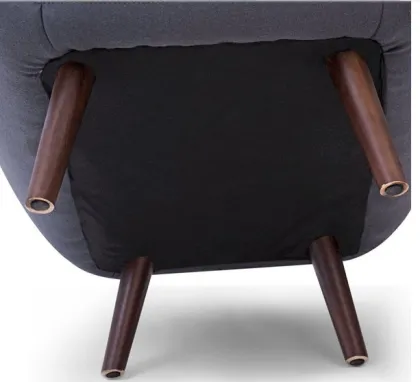 Nordic household solid wood leisure poets sofa