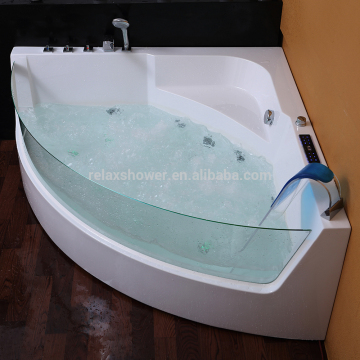 Luxury Whirlpool Shower Spa Massage Corner 2 person Bathtub The Right Side