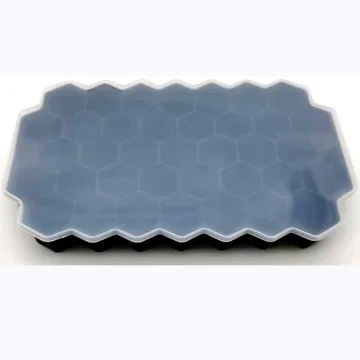 High Quality 37 Cavity Honeycomb Hexagon Ice Cube Tray with Silicone Lid - BPA-Free
