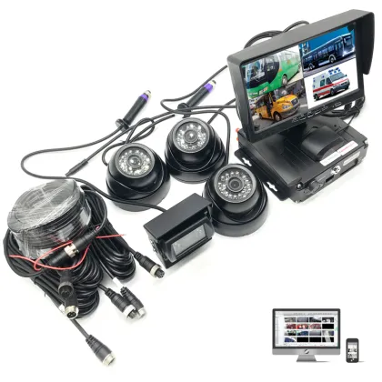 4Channel 1080P AHD MDVR with Sony Chip for School Buses