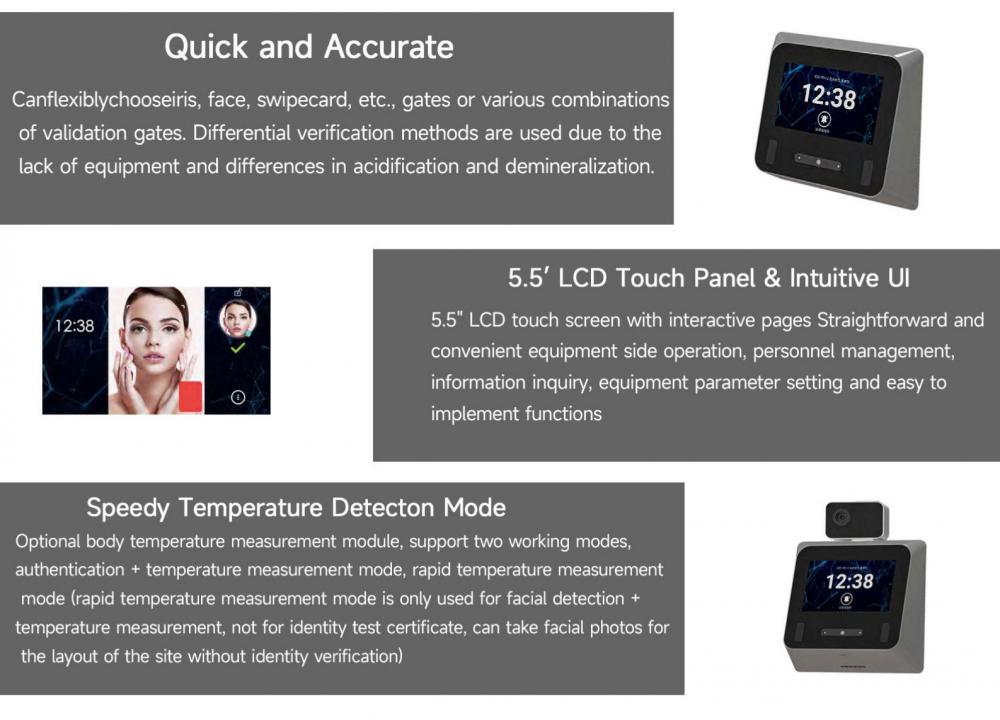 Access Control High Tech Identification Terminal