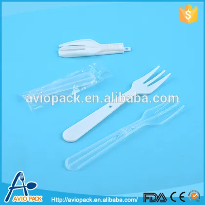 Top sale personalized plastic foldable forks for noodle
