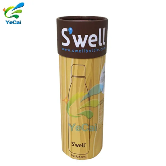 Hot sale free sample custom bottle paper tube , kraft cup paper tube packaging box