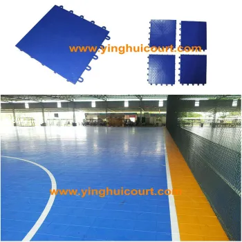 Plastic Playground Artificial Grass Sports Court Tile I-02
