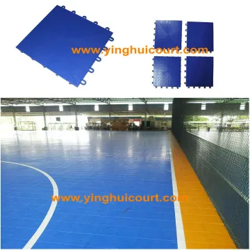Plastic Playground Artificial Grass Sports Court Tile I-02
