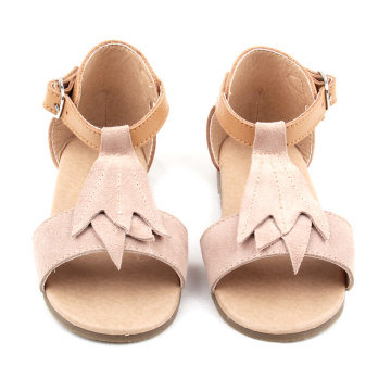 Fashion Designer Kids Genuine Leather Sandals