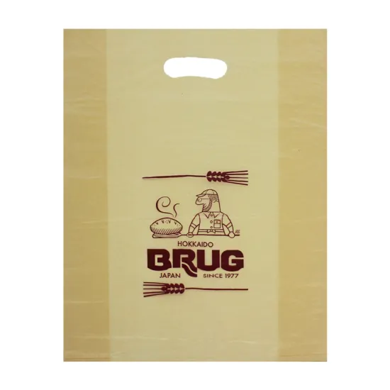Custom Logo Shopping Die Cut Plastic Bag