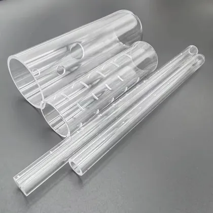 Customized High Purity Laser Drilling & CNC Drilled Quartz Products: Burnt Quartz Tubes & Perforated Quartz Glass Tubes