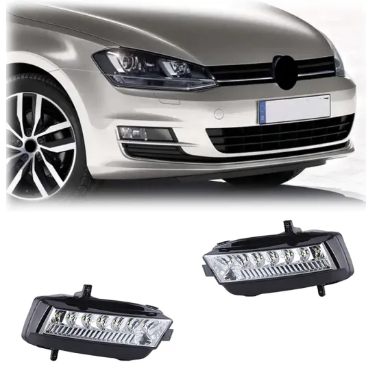 LED DRL Daytime Running Fog Lamp for Volkswagen Golf 7 2013-2014