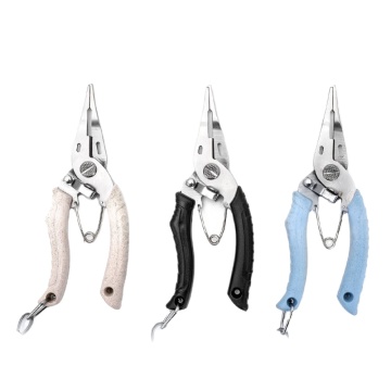 Stainless Steel Fishing Pliers with Cutter and Scissors - Includes Protective Bag