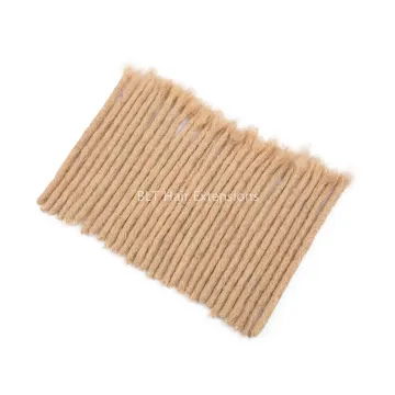 China factory handmade faux dreadlock blonde dreadlock extension 100% human hair dreadlock extensions