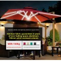 Outdoor conventional Solar Roman umbrella