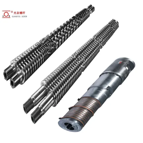SKD61 Conical twin screw barrel para sa mga tubo ng PVC