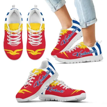 Hot Sale Kiribati Flag Printing Sports Running Shoes for Men