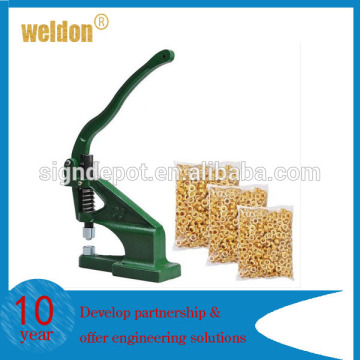 manual hand press eyelet fastening machine