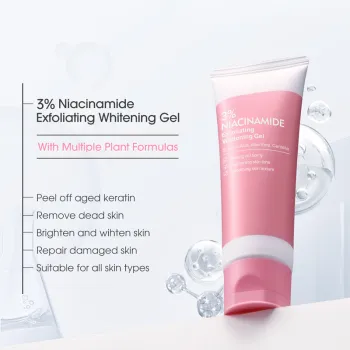 Wholesale Private Label Niacimamide Exfoliating Whitening Gel - Dead Skin Facial Cleanser