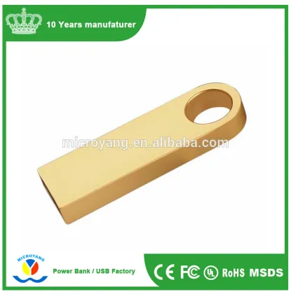 Free sample luxury stainless steel metal mini usb flash disk for Kingston