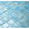 Blue glass mosaic for swimming pools and spas