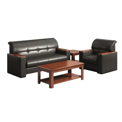 Low Price Executive Office Sofa - Cheap Chinese Synthetic Leather Sofa