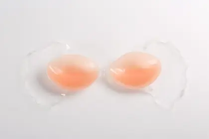 sexy lady thick cup gather backless silicone bra