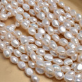 White Freshwater Cultured Pearl Beads for Jewelry Making