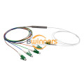 أنبوب فولاذي 1x4 LC / APC Ftth Splitter