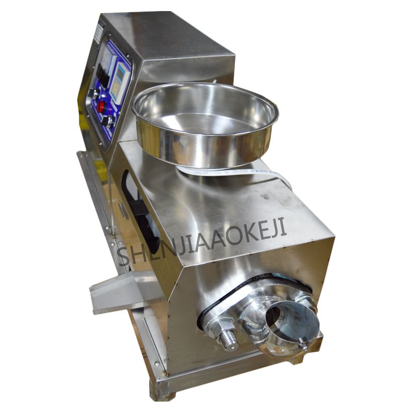 commercial oil press machine stainless steel household use peanuts sesame sunflower soybean palm cold screw oil press maker 1PC