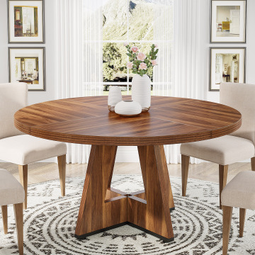 Mesa de comedor redonda para 2-4 personas: muebles y decoraciones para cocina y comedor