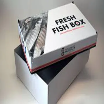 Frozen food foldable water proof packaging paper boxes