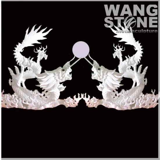 Hand Carving Chinese Nature Stone Dragon Statue