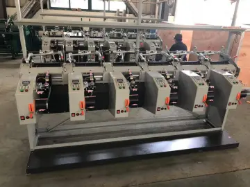 high speed hank to cone winder