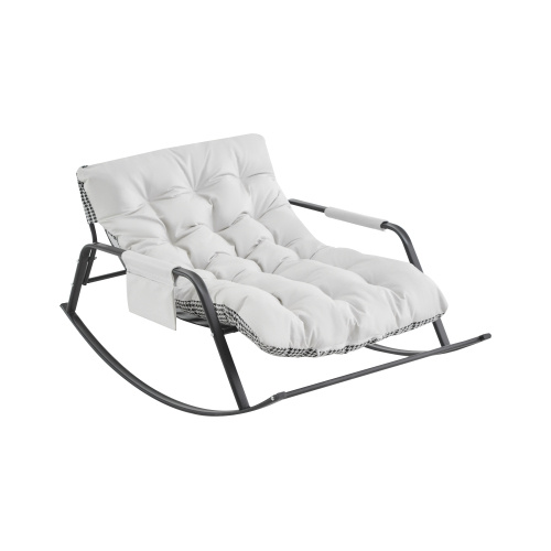 Modern Upholstered Rocking Chair