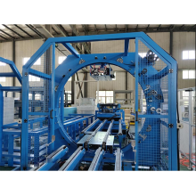 High productivity horizontal ring wrapping machine