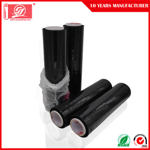 black stretch film pallet shrink wrapping plastic film