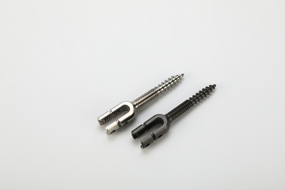 Pedicle screw with Double thread and Cortical Thread