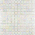 Mosaic White Tile Backsplash Crystal Glass Mosaic