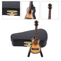 1 Set Miniature Electric Guitar Model Guitar Statue Mini Music Instruments