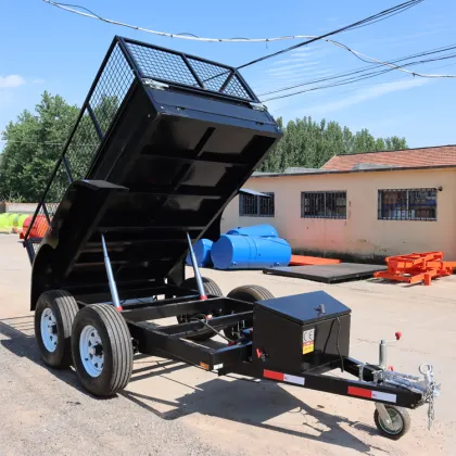 Tandem Axle Car Trailer with Tilt Mechanism