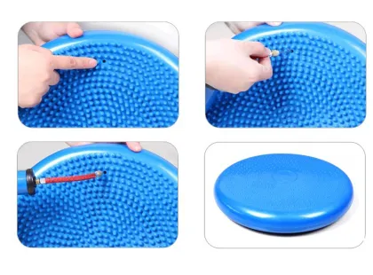 Durable pump Inflatable Yoga Massage Pad Balance Disc