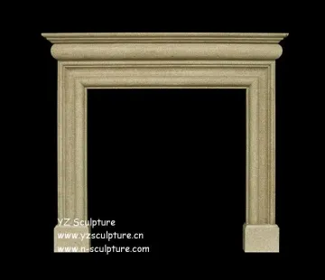 Yellow Sand Stone Fireplace (FPS-F128)