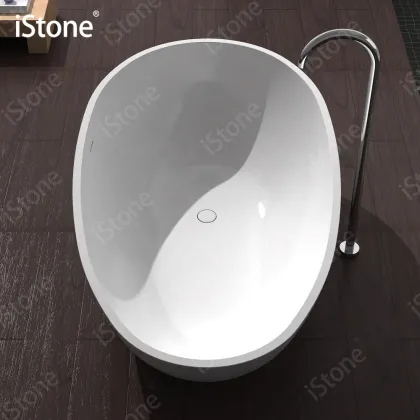 iStone Solid Surface Freestanding Bathtub - Classic Design WD6553