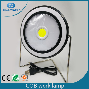 Lampada da lavoro girevole a LED ricaricabile a LED COB